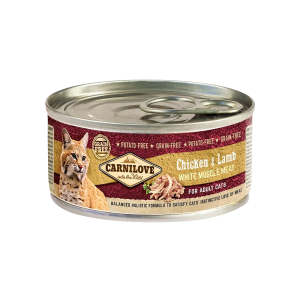 carnilove chicken & lamb for adult cats (wet food cans)