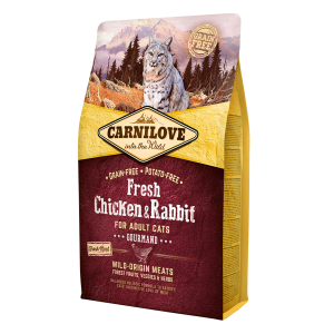 carnilove fresh chicken & rabbit for adult cats 2kg