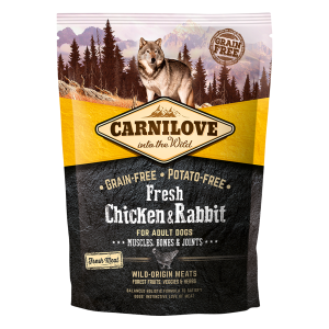 carnilove fresh chicken & rabbit for adult dogs 1.5kg