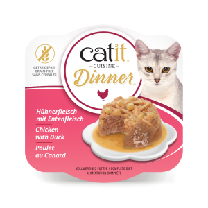 catit chicken dinner, duck & potato 75g