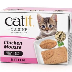 catit cuisine chicken mousse kitten food, 90g