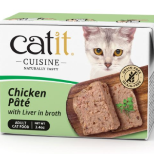 catit cuisine chicken pate with liver, 95g