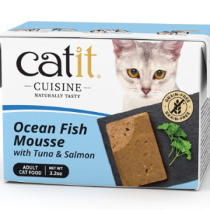 catit cuisine ocean fish mousse with tuna & salmon, 90g