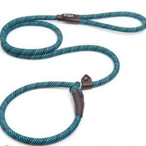 fida durable slip lead dog leash training leash blue