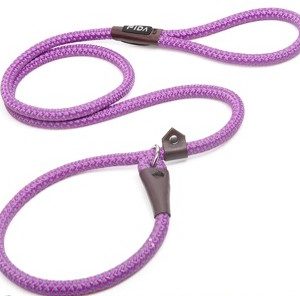 fida durable slip lead dog leash training leash purple