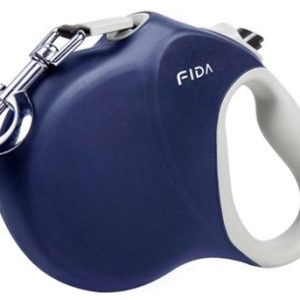 fida heavy duty retractable dog leash 26ft (8m) blue