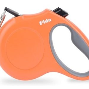 fida retractable dog leash (jfa series) l (orange)