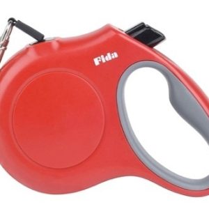 fida retractable dog leash (jfa series) s (red)