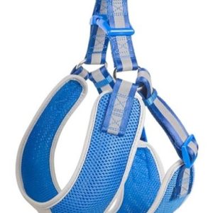 fida step in dog harness – reflective blue (xs)