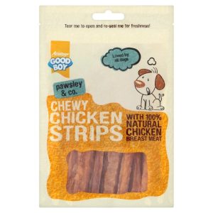 good boy chewy chicken strips 100 g