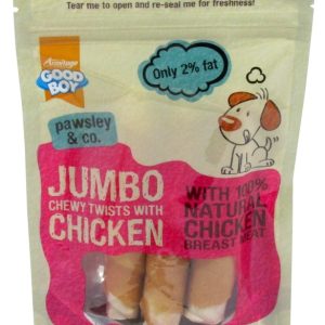 goodboy jumbo chicken chewy twists 100 g