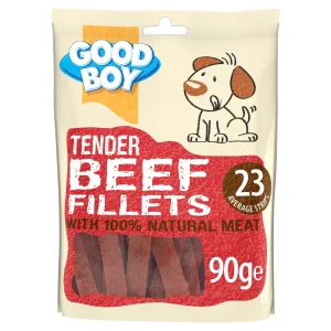 goodboy tender beef fillets 90 g