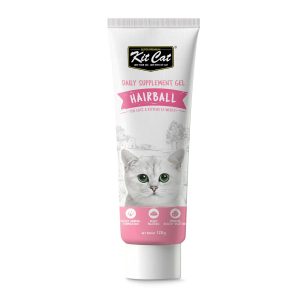 kit cat daily nutritional supplement gel for cats & kittens – hairball (120g)