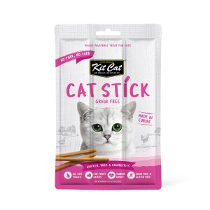kit cat grain free cat stick chicken duck & cranberries 15g