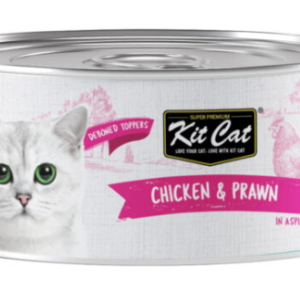 kit cat tin chicken & prawn 80g
