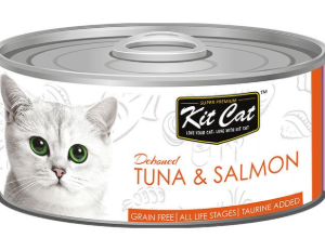 kit cat tin tuna & salmon 80g