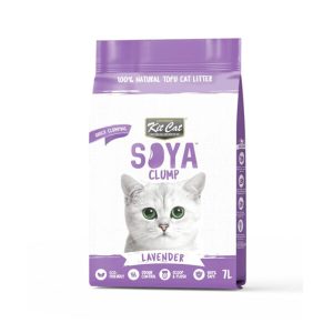 kitcat soyaclump soyabean litter lavander 7l