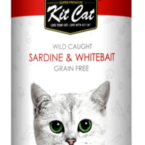kitcat wild caught sardine & whitebait 400grm