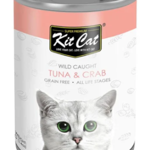 kitcat 400g tuna & crab