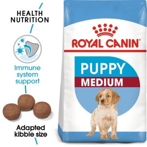size health nutrition medium puppy 4 kg