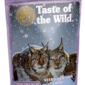 taste of the wild sterilised cat paté – 85g