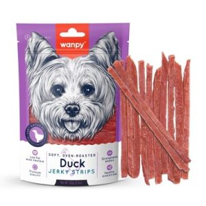wanpy soft duck jerky strips 100g
