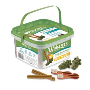 whimzees variety value box medium 28pcs